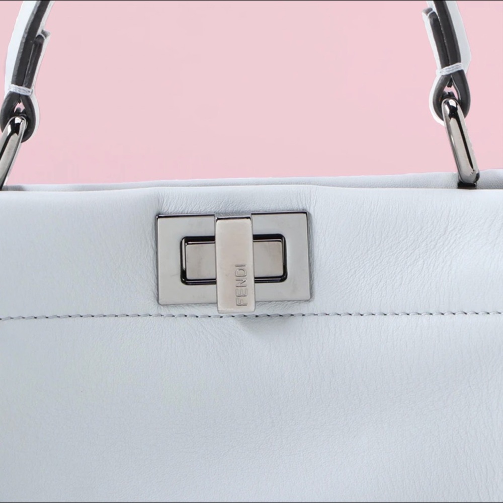 Fendi Nappa Micro Studded Mini Peekaboo - Picture 6 of 15
